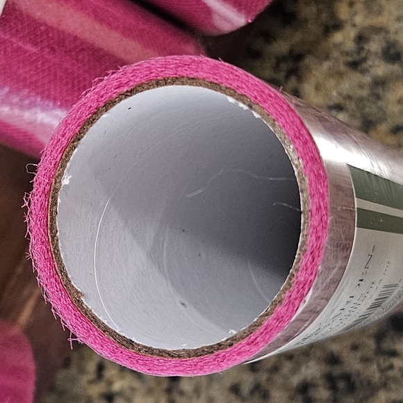 NEW! Floral Garden Pink Glitter Tulle 6 in x 3 yds - 5 Pieces DIY CRAFT Wedding - Picture 4 of 5